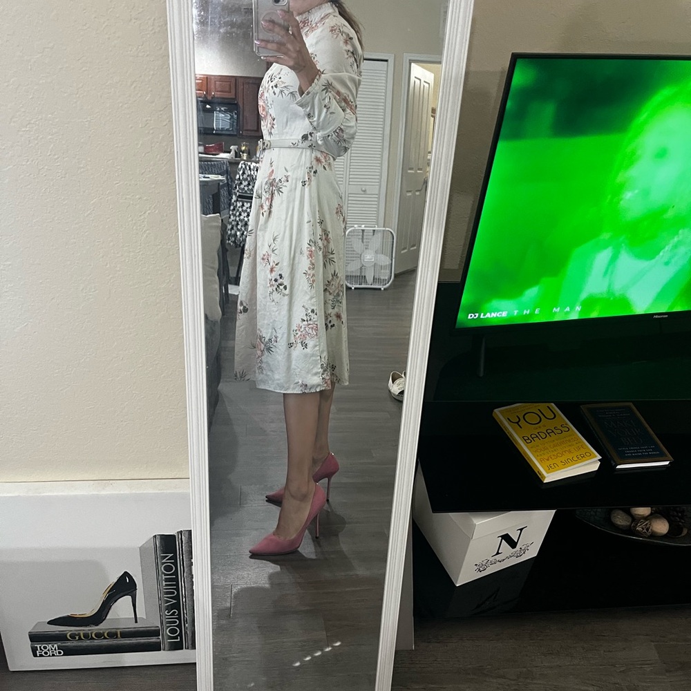 Antonio Melani Cream and Floral Blouse